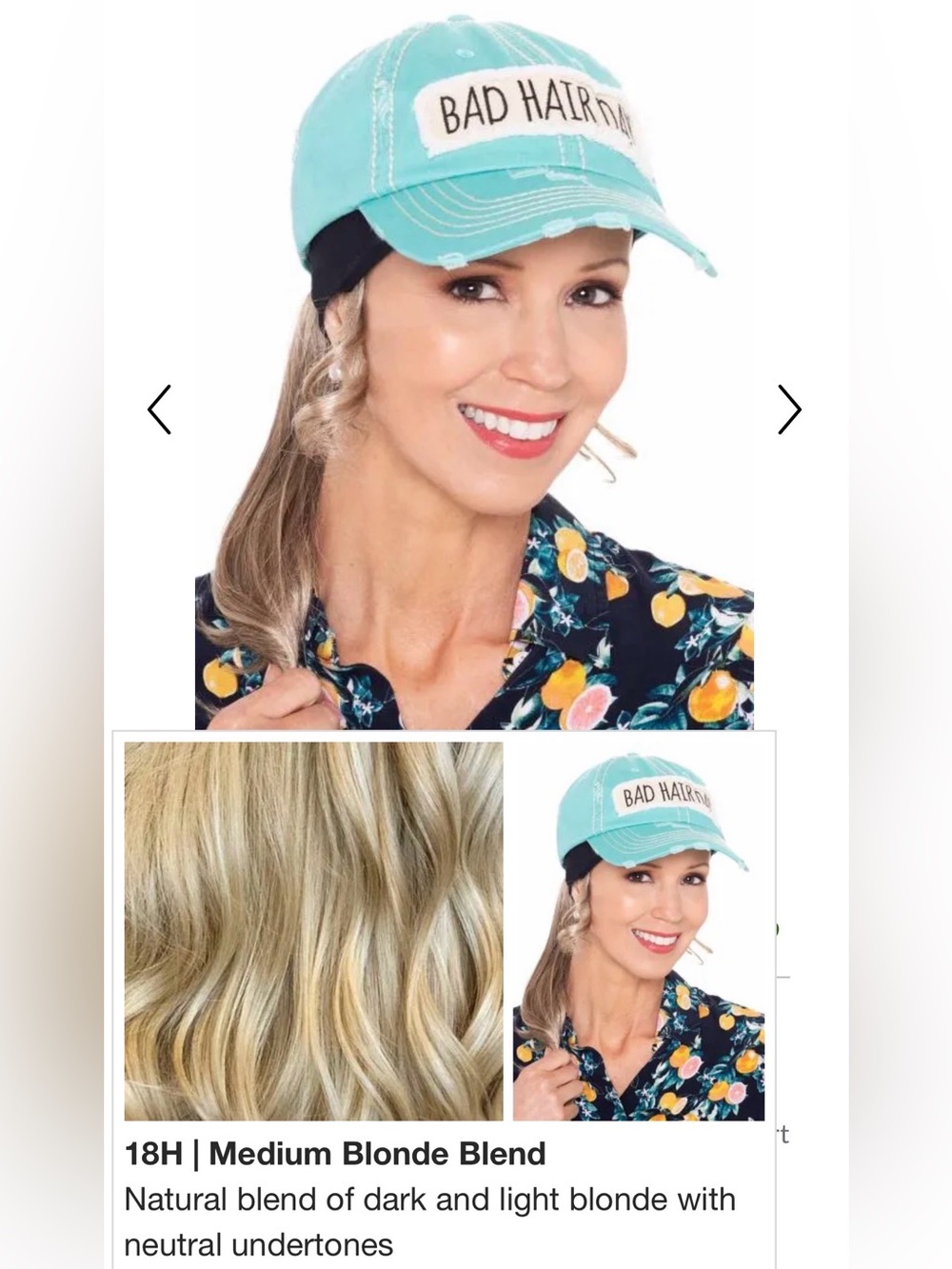 Ponytail headband for hats by Cardani